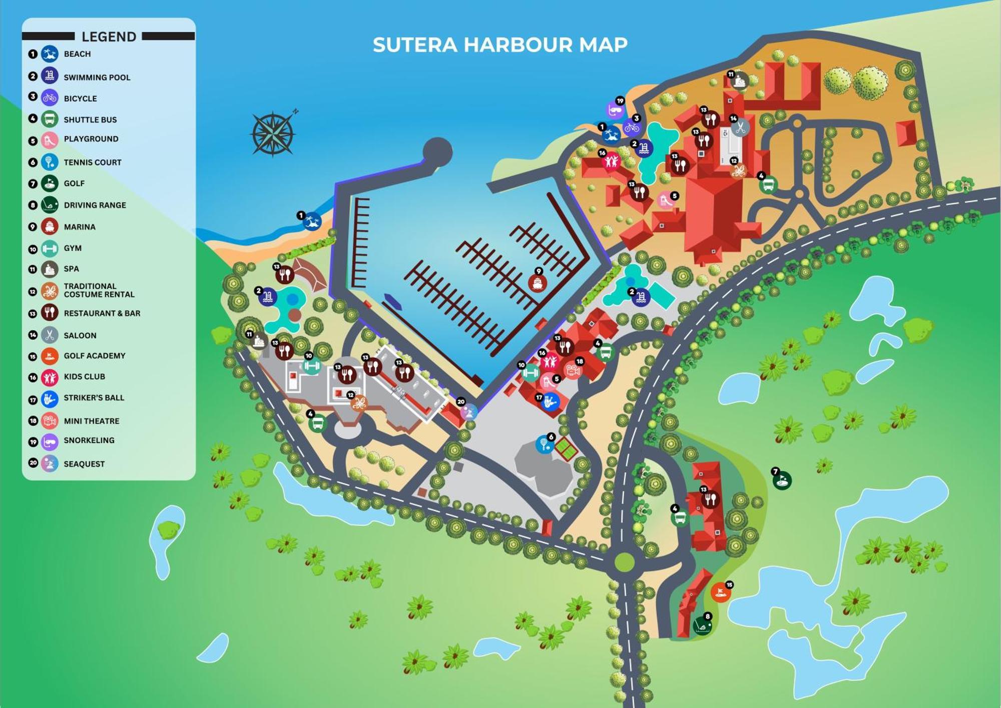 The Pacific Sutera Hotell Kota Kinabalu Eksteriør bilde